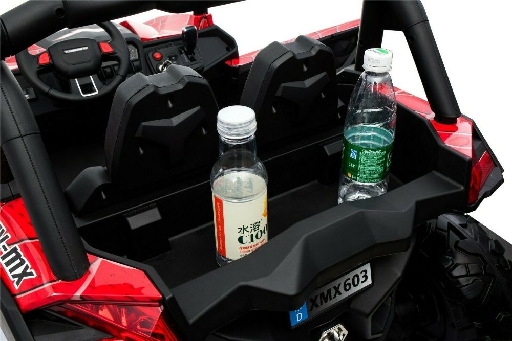 Акумулаторен ДЖИП SUPERSTAR 2X12V С ДИСТАНЦИОННО, 2 Кожена седалка,2се