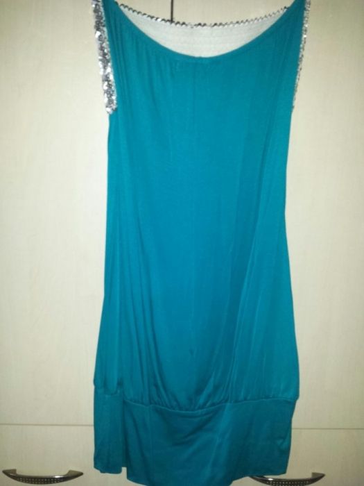 Рокля/туника, тип бюстие, с паети на бюста. Р-р S/M