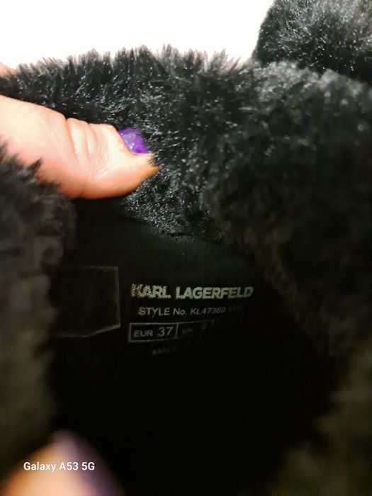 Нови ! Дамски  ботуши Karl Lagerfeld 37 номер