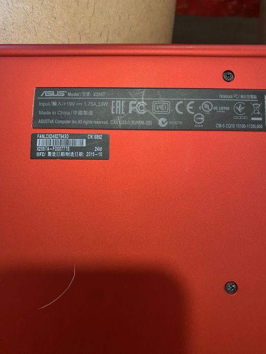 Лаптоп ASUS ( notebook ) AMPAK/AP6234A