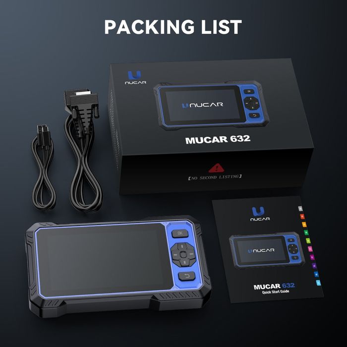 Промоция MUCAR 632  2025г.WiFi Професионална/Диагностика./OBD2 Бг.Меню.