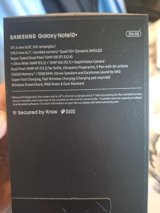 Samsung galaxy not 10+