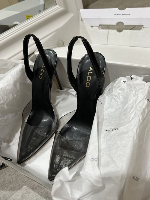 Черни прозрачни токчета на Aldo