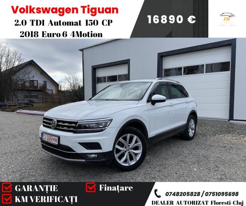Volkswagen Tiguan Volkswagen Tiguan 2.0 TDI  DSG Highline 4X4 RAR Efectuat
