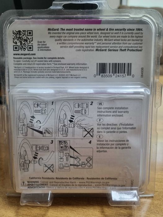 Секретный болт для диски Американский