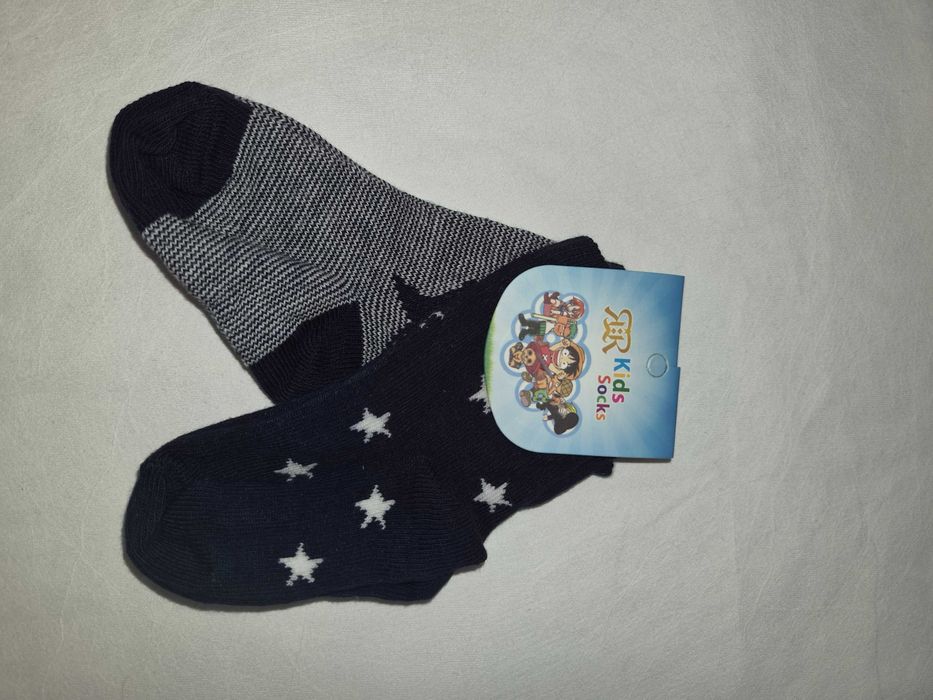 1бр-0.30€ 20бр-4.49€ детски чорапи, бебешки чорапки, различни десени