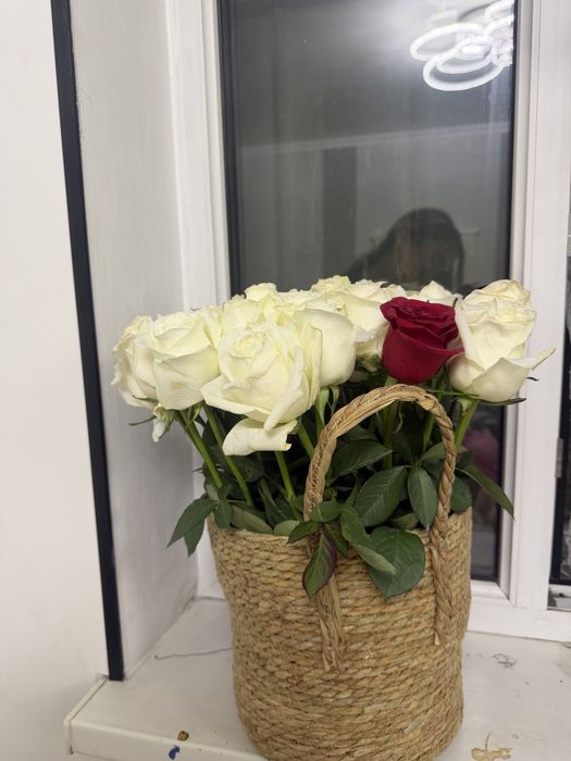 Цветы Алматы розы