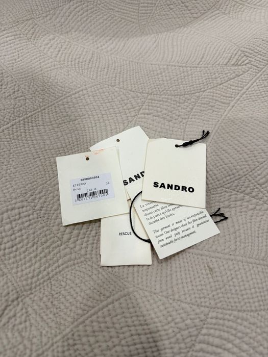 Черное платье Sandro Paris