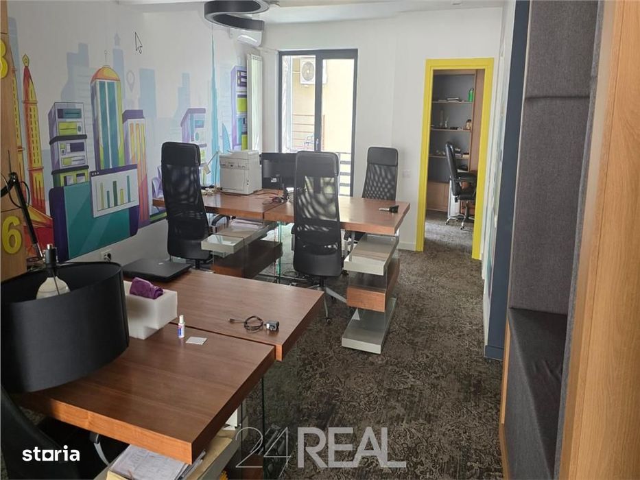 Spatiu de birouri premium 310 mp, 5 niveluri, complet amenajat