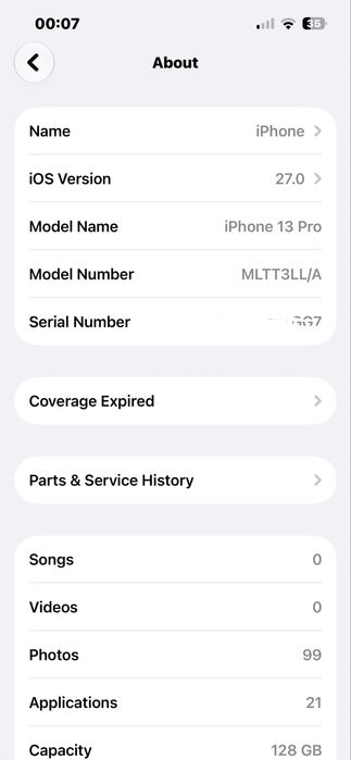 Iphone 13 pro. Blue