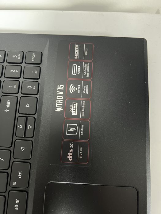 Laptop Gaming Acer Nitro ANV15-41 – RTX 4050, Ryzen 5, 16GB RAM