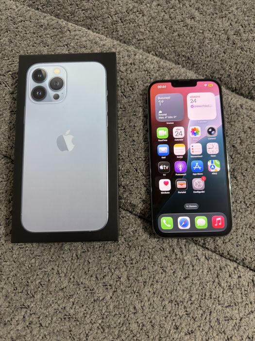 iPhone 13 Pro Max Sierra Blue 128GB • IMPECABIL • neverlocked