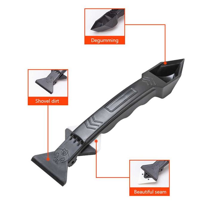 Spatula profesionala pentru intins si curatat silicon cu 5 varfuri