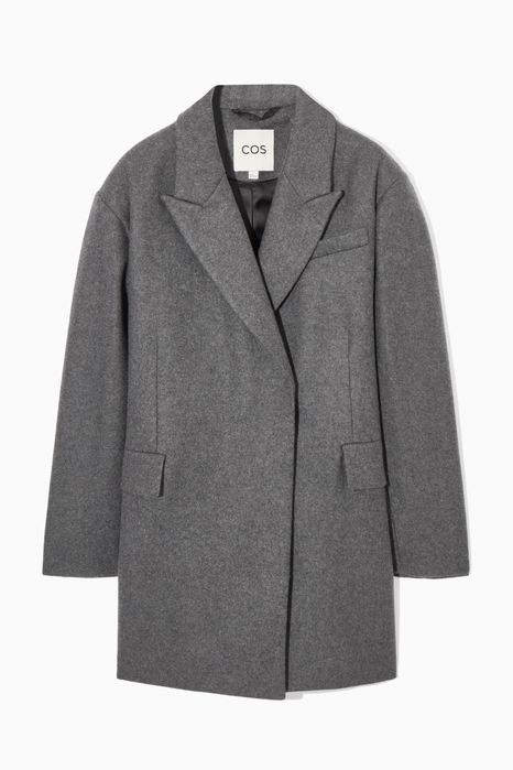 COS wool and cashmere blend oversized coat