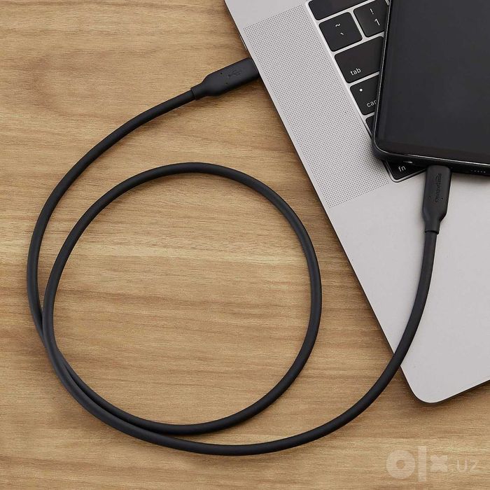 Кабель Amazon Basics USB-C to USB-C 3.1 Gen 2 60W 10Gbps 40k60Hz