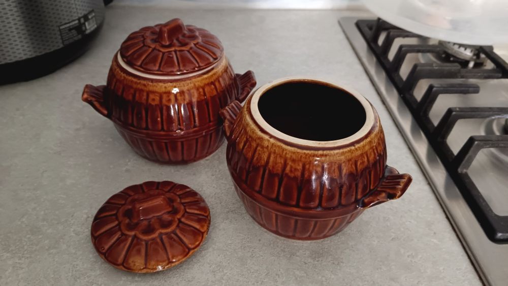 Горшочки глиняные 8 шт