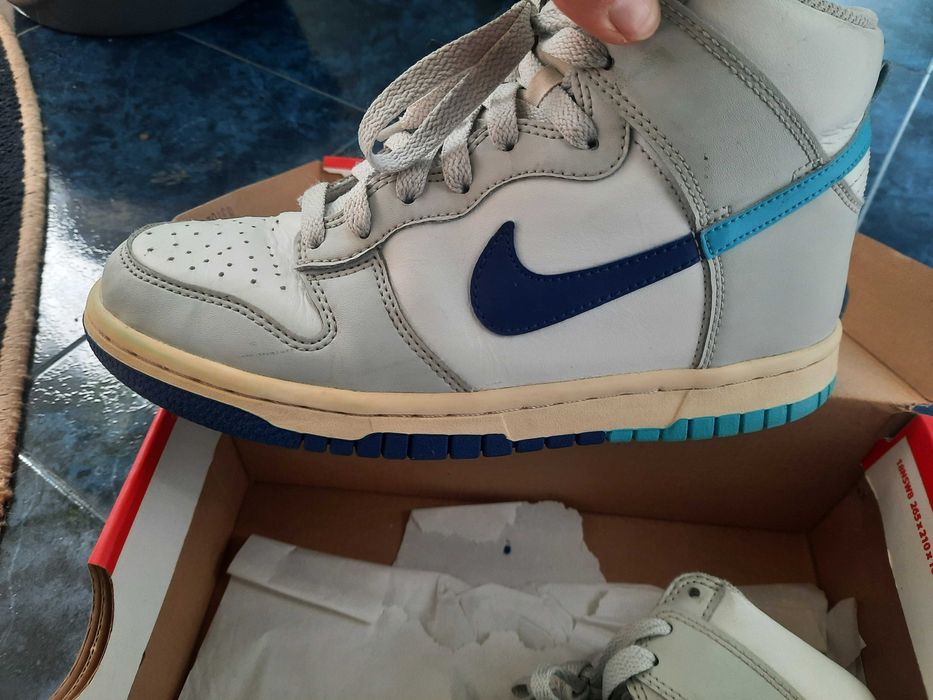 Кожени кецове Найк дънк