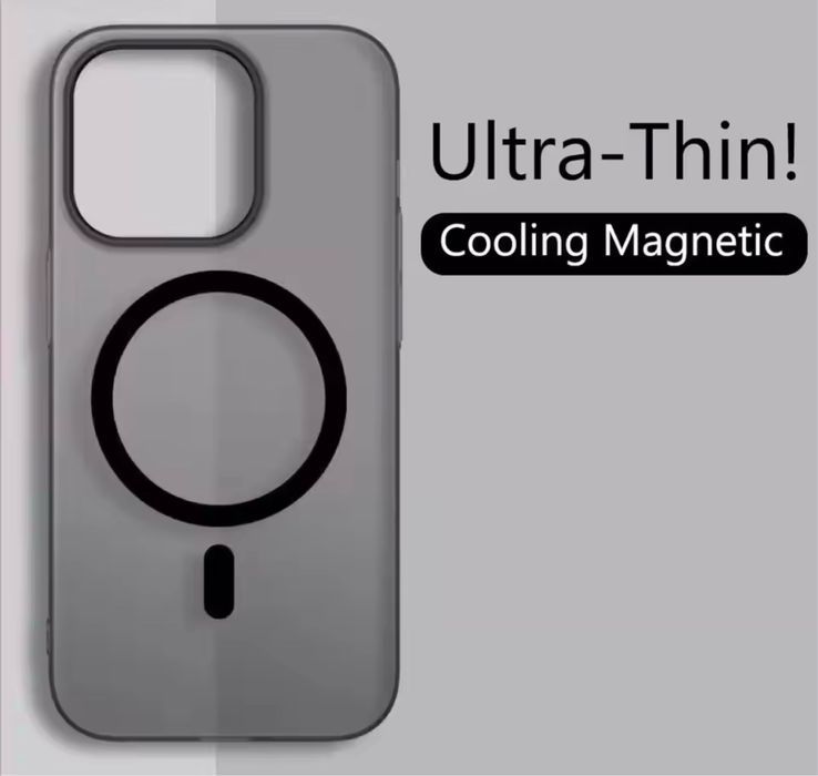 Iphone 13/14/15/16/17/PRO/MAX/PLUS/AIRHusa Plastic Slim 0,2MM Magsafe