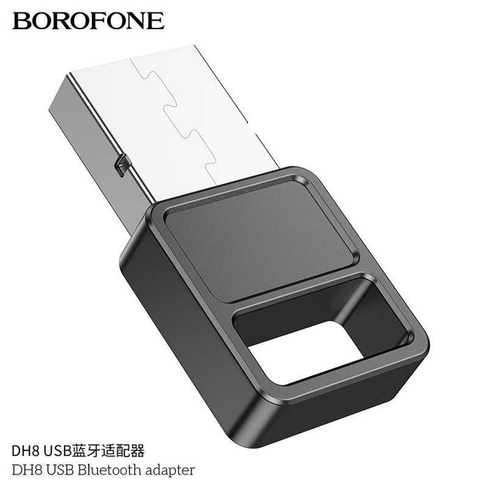 Borofone DH8 Adapter Usb to Bluetooth v5.1 multi-device speed 3.0 Mbps