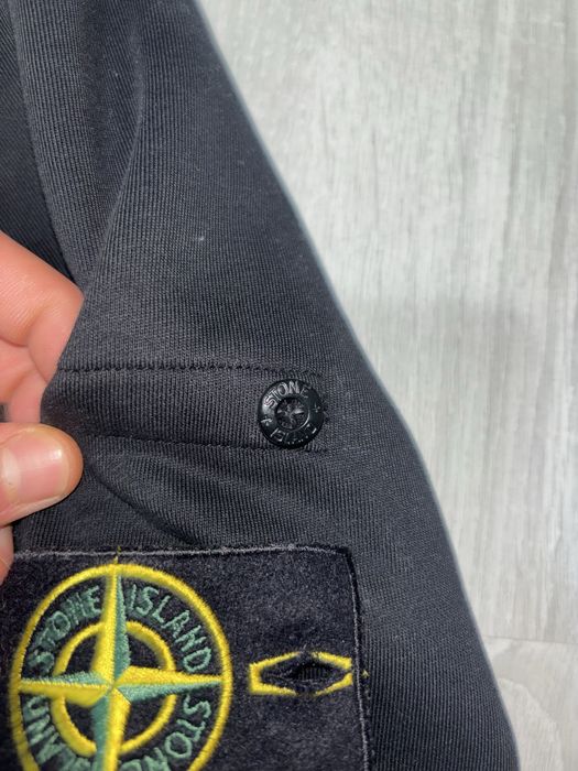 Stone island zip up hoodie