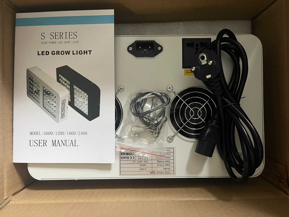 LED Фито лампа за бърз разтеж на растения НОВИ! growing light 600W