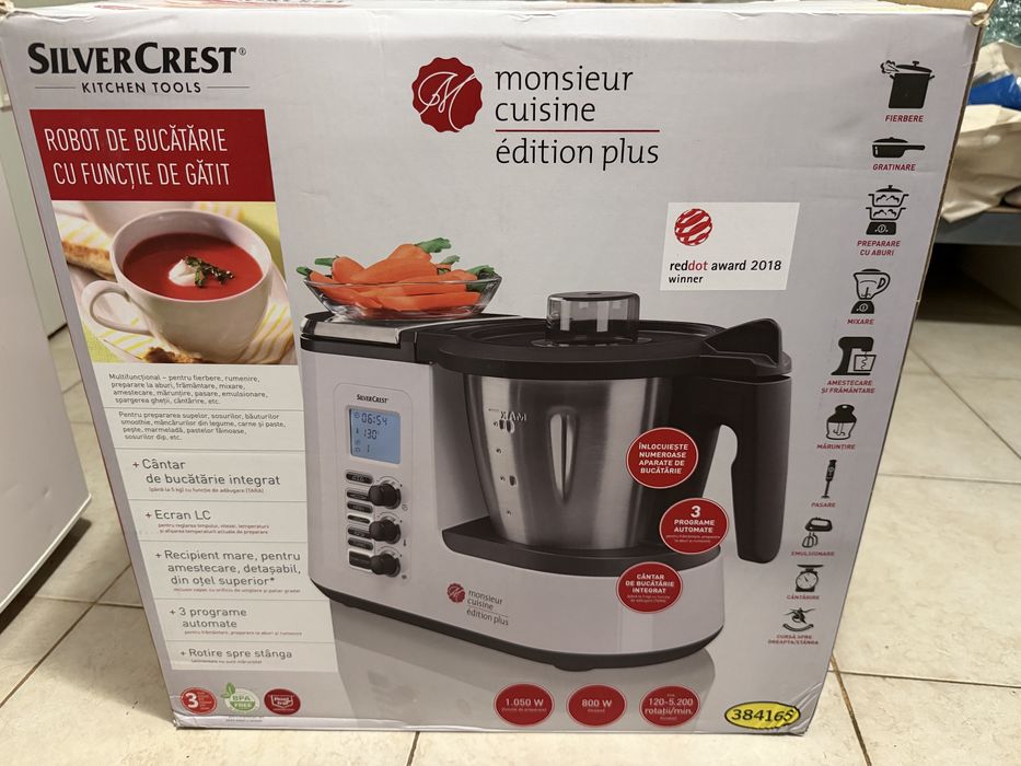 Robot de bucătărie Monsieur Cuisine Edition Plus (Silvercrest)