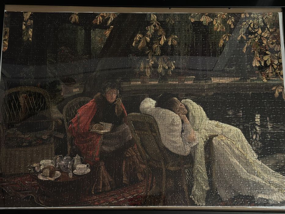 Tablou puzzle in rama