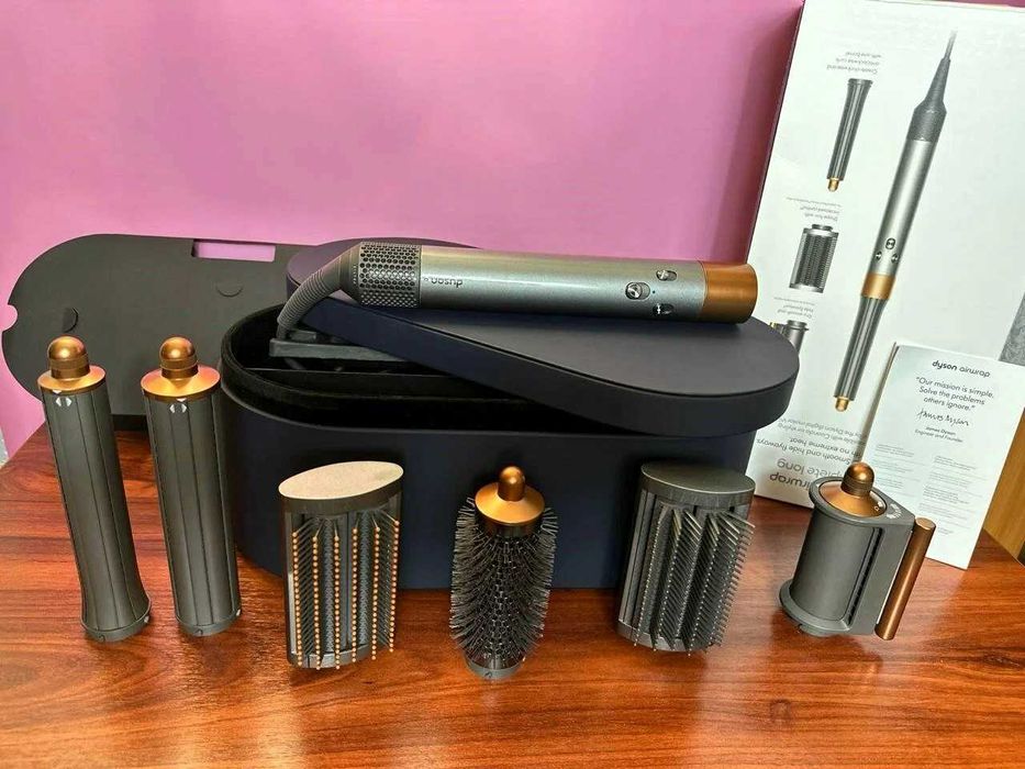 фен и выпрямитель dyson-мощный, модный и с сумкой