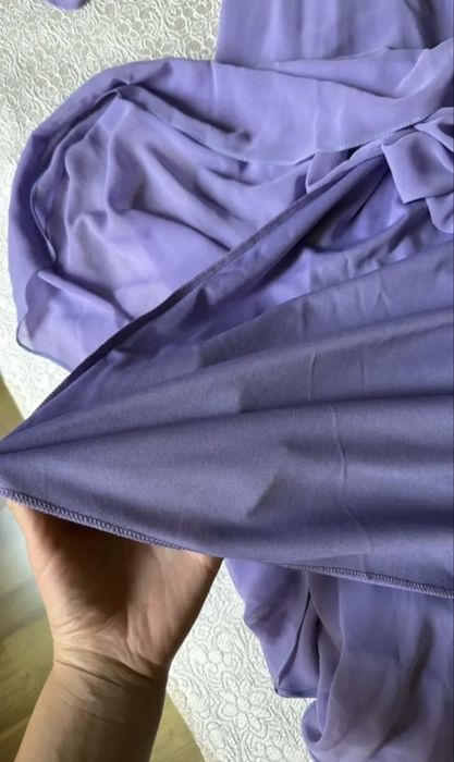 Вечернее сиреневое платье