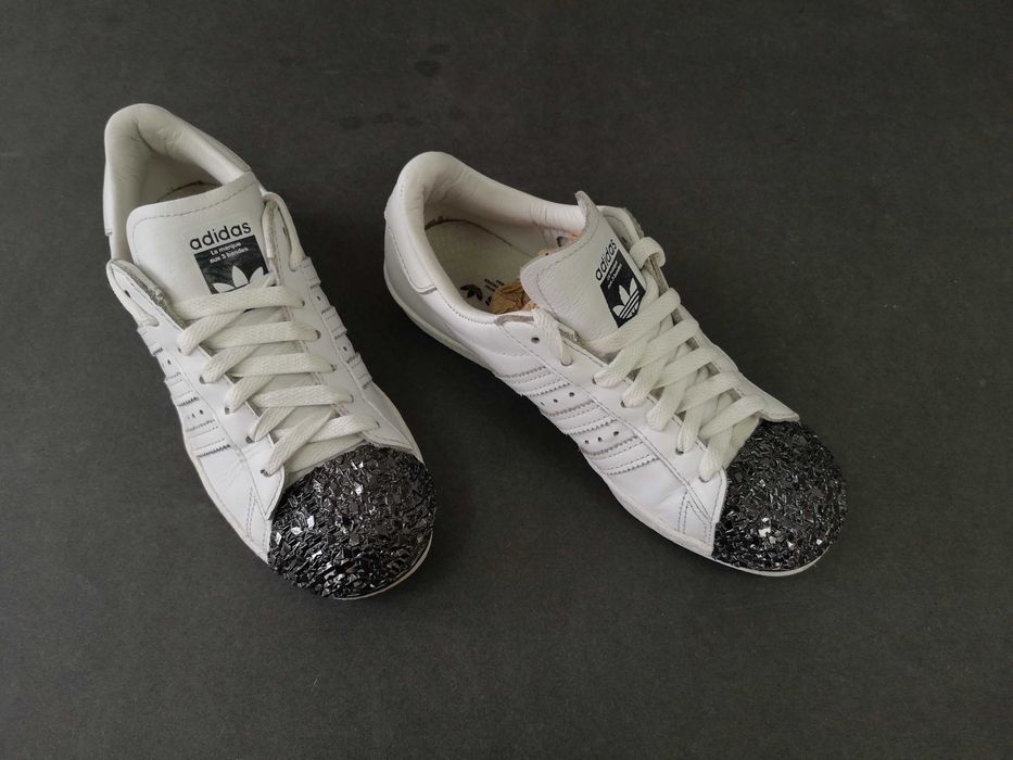 Adidasi PIELE  36 37 Ghete copii Tenisi  dama ADIDAS 3 Stripes Ca NOI