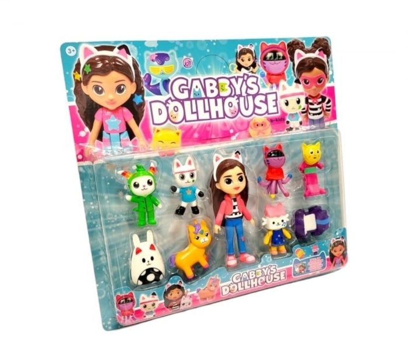 Set cu 9 figurine Gabby's Dollhouse