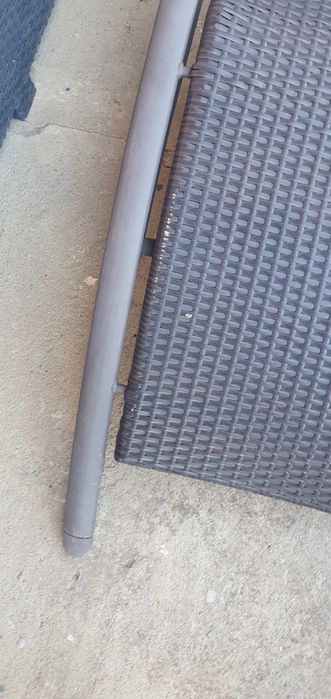 Șezlonguri Riverside Wicker Line, ratan sintetic, reglabile – set 3 bu