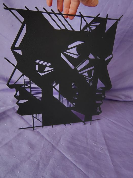 Artă decorativă metalică, abstract art