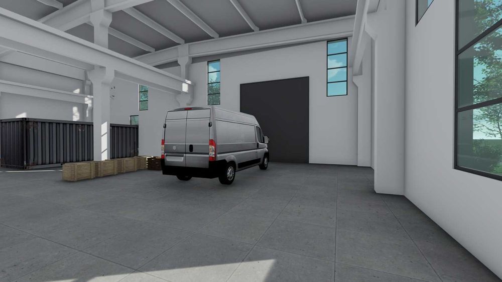 Inchiriez hala productie sau depozit 2400mp 1,8MW Popesti Leordeni,