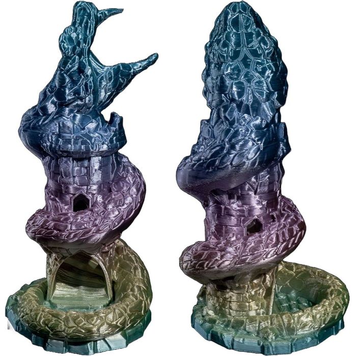 Фентъзи Dice Tower – кула за зарове | 3D принт | бордни игри | уникати