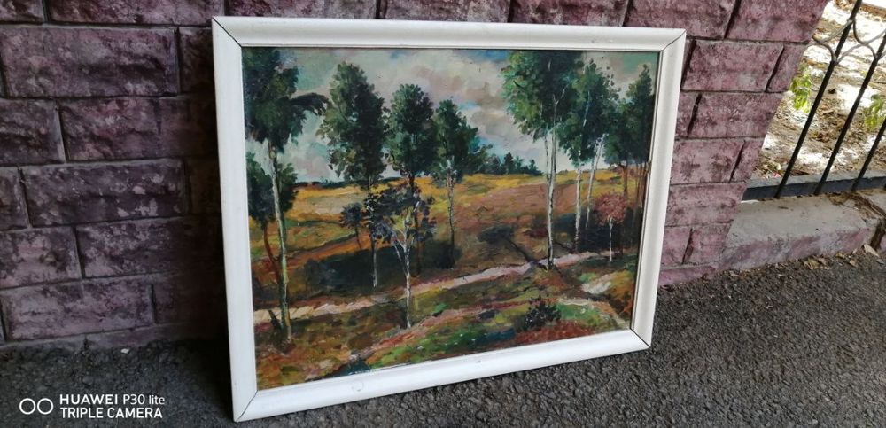 Картина 1960 года ручная работа