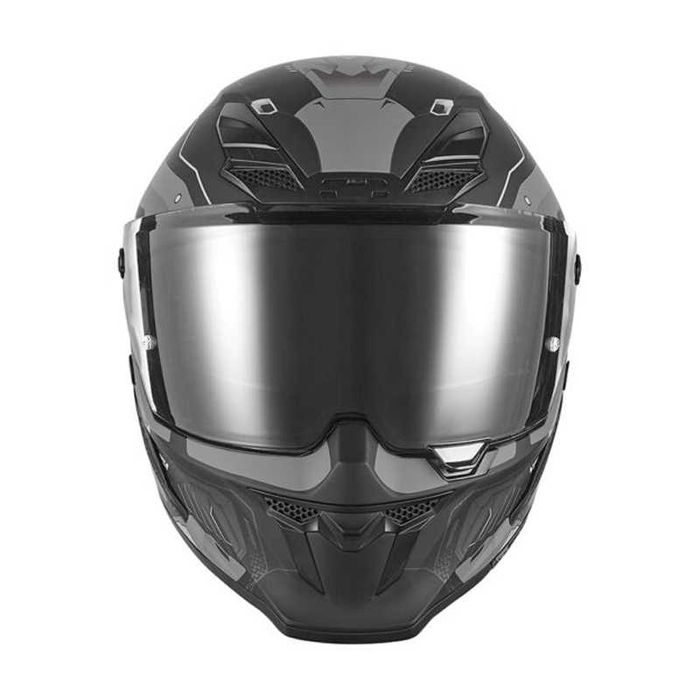 Cască moto FullFace Noua NOX GOLIATH Exklusiv titan Integrala, viziera fumurie inclusa in pachet