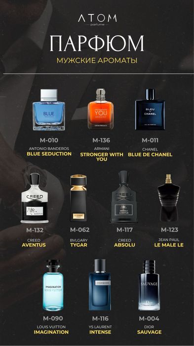 Парфюмы на распив оригинал