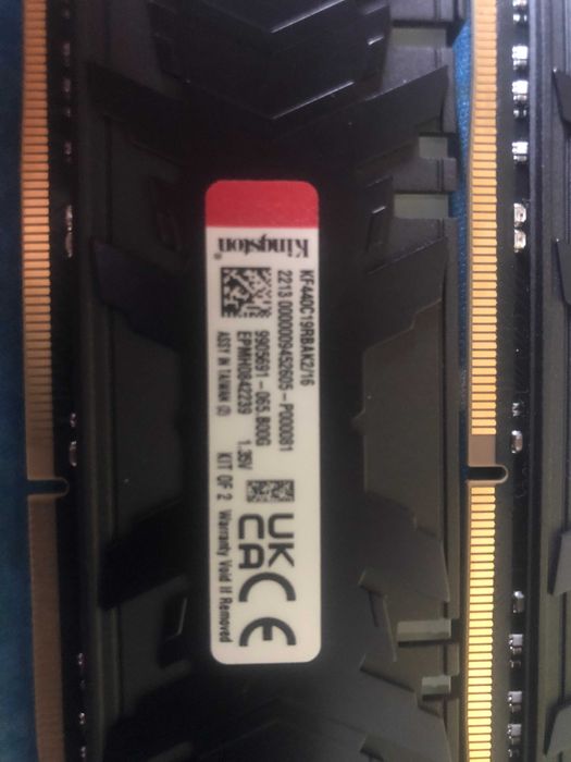 озу 4x8 kingston fury renegade 3200mhz