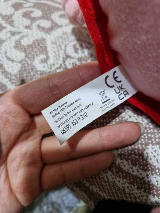 Большая мягкая игрушка "Свинка Пеппа". Немецкая.Новая