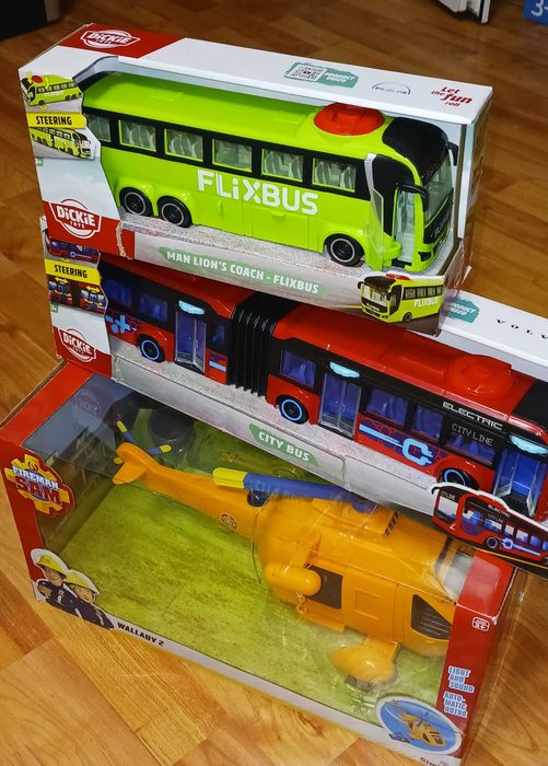 Elicopter + autobus jucarie