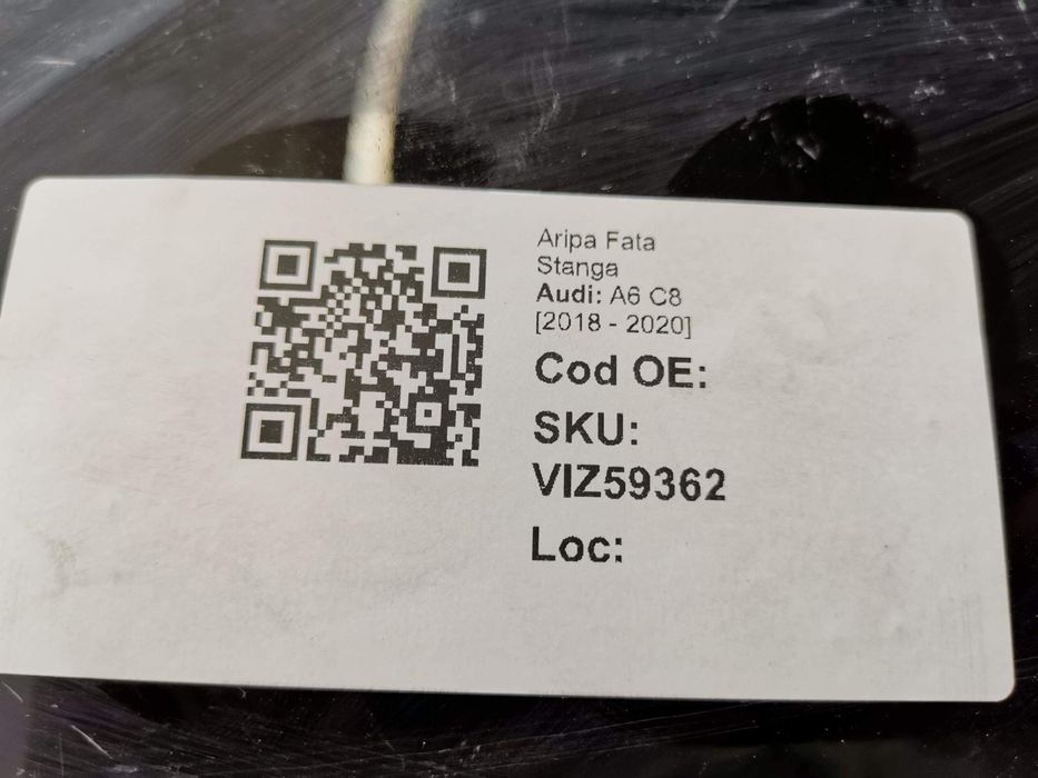 Ляв преден калник Ауди А6 C8 [ - ] Оригинален Lyav preden kalnik Audi