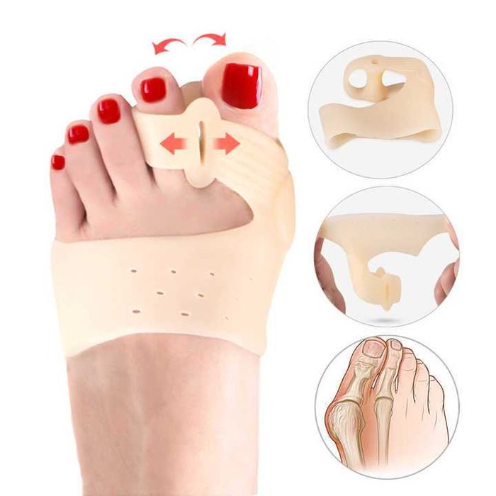 Corector monturi si separator degete de la picior din silicon + magnet