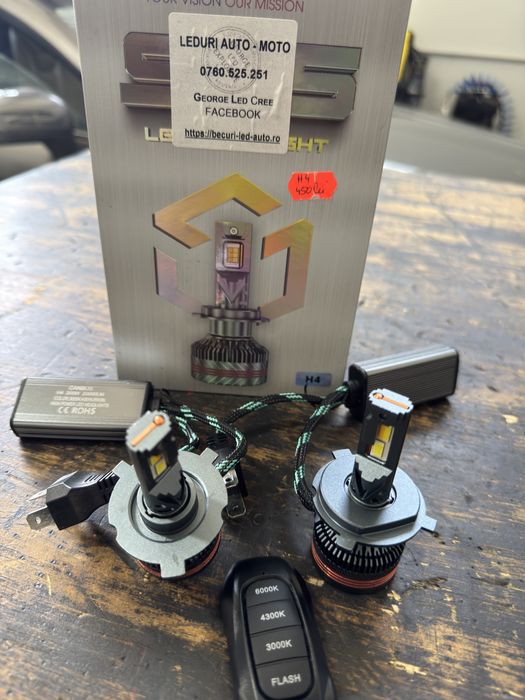 Set bec’uri h4 led