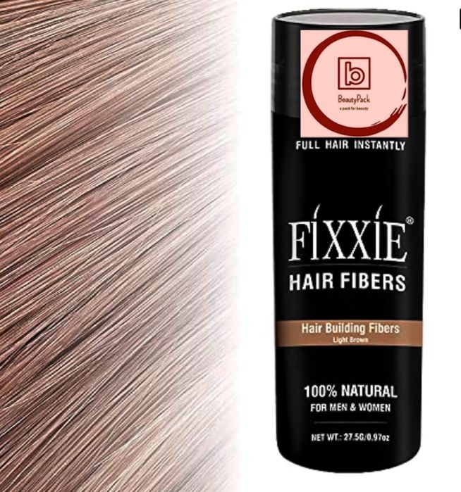 Fibre pentru par rar Beauty Pack, Fixxie, Brunet, Saten inchis, Blond