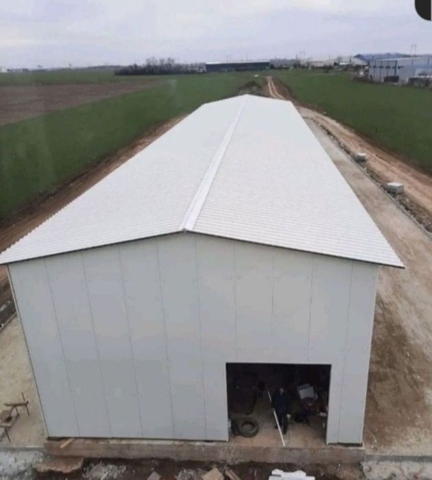 Dau hala metalica la schimb cu  mașini auto