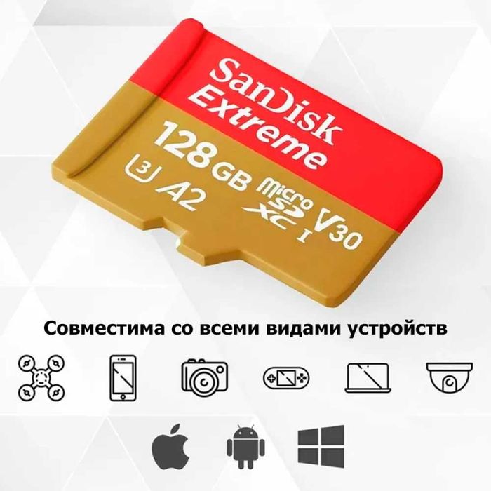Карта памяти Sandisk Micro SD 128GB