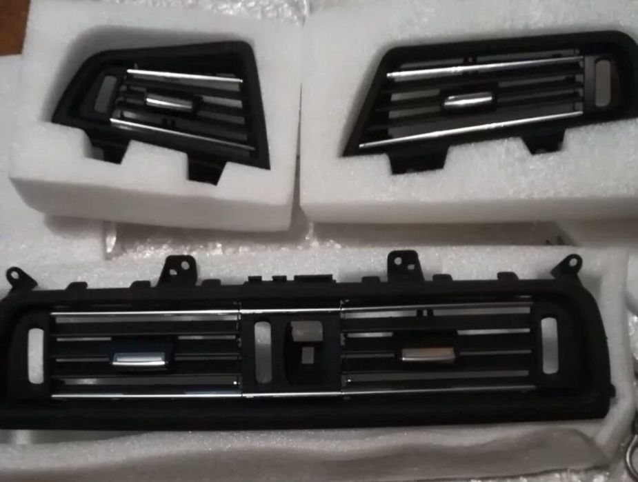 Grila Clima Aer centrala ventilatie spate crom BMW F10 F11 F18 seria 5