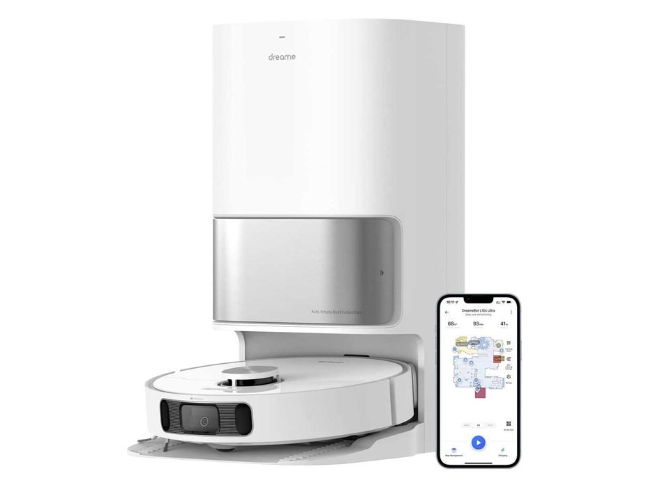 Прахосмукачка робот Dreame L10s Ultra AI камера Mop Self-Clean 5300Pa