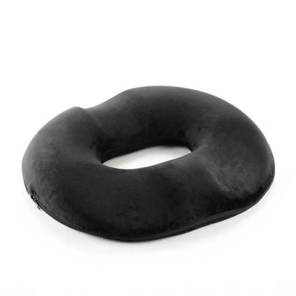 Възглавница за сядане Mercado Trade, Мемори пяна, Черен